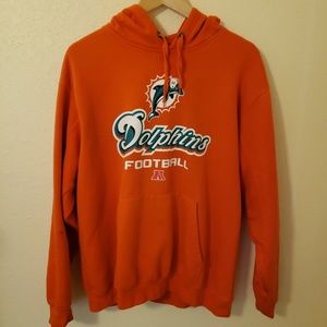 Miami Dolphins hooded sweater XL